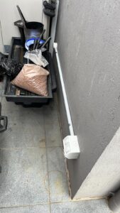 Professional plumber installing pipes in Canberra home bathroom renovation project